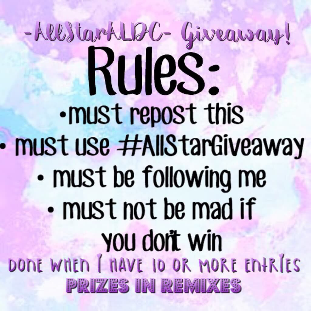 Click emoji 😹




















#AllStarGiveaway Go join her giveaway she has a lot cool prizes 