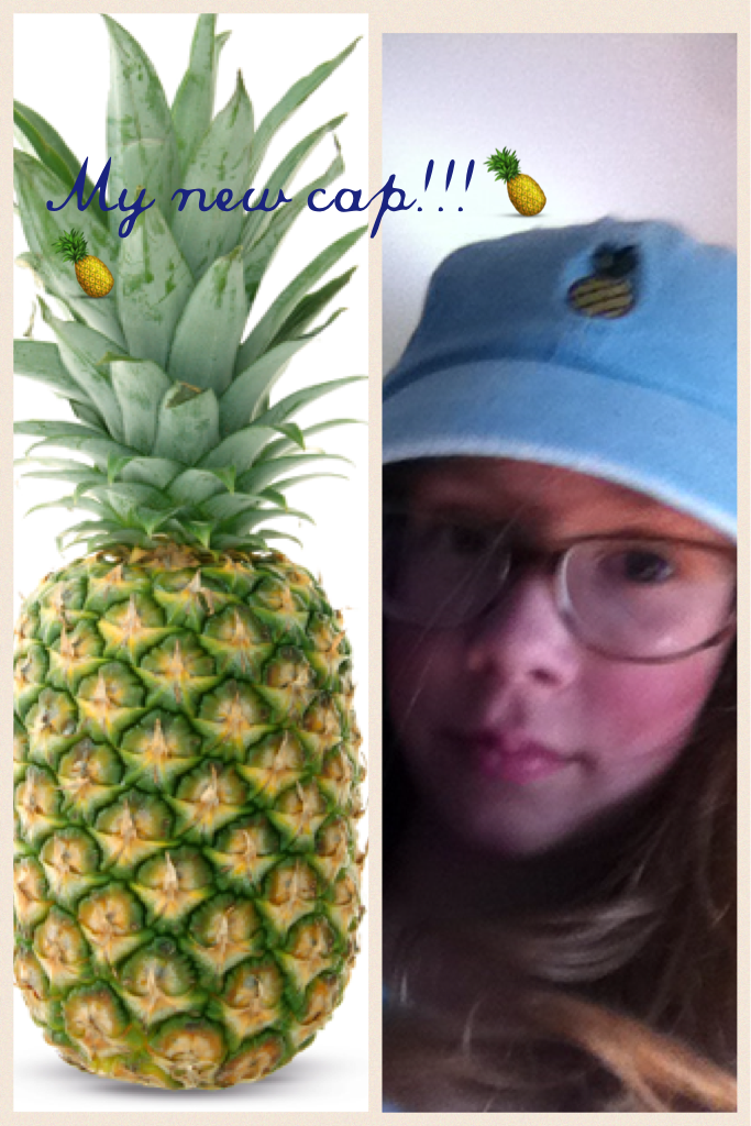 My new cap!!!🍍🍍 i love pineapple