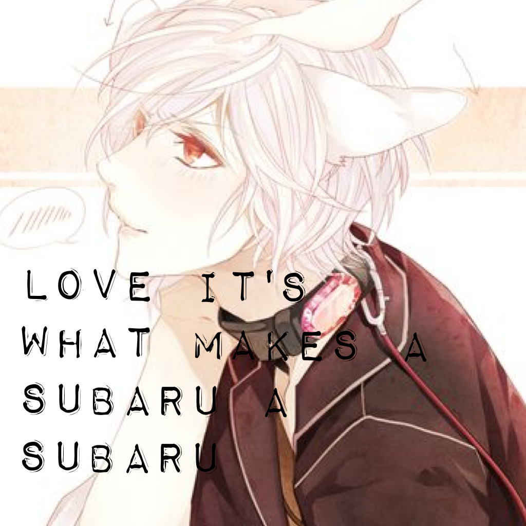 Love it's what makes a subaru a subaru