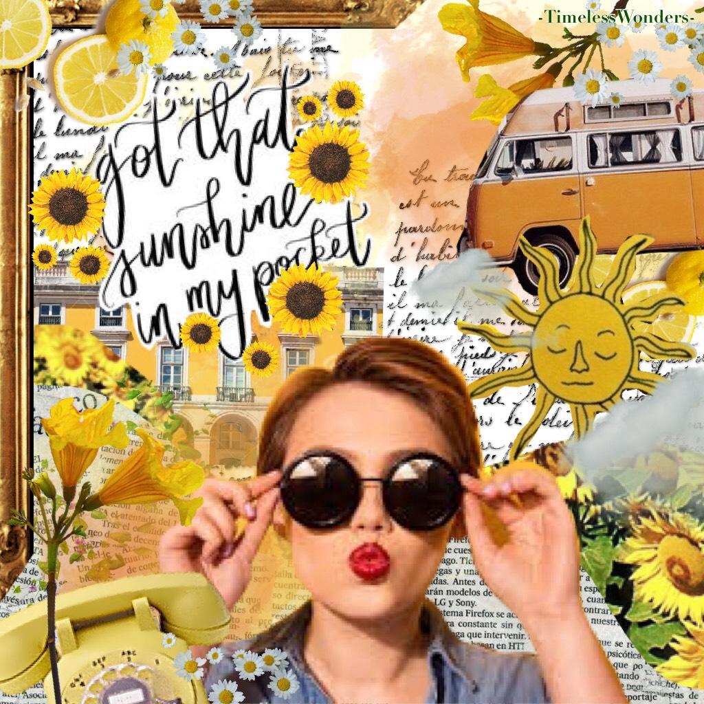 I absolutely adore this collage! This is one of my favorites.🌻🌻🌻