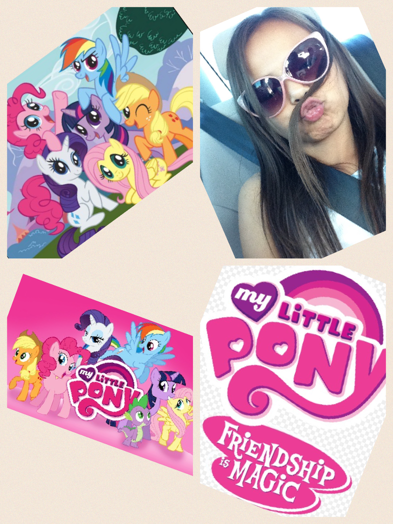 I am a actress so I got a my little pony commercial