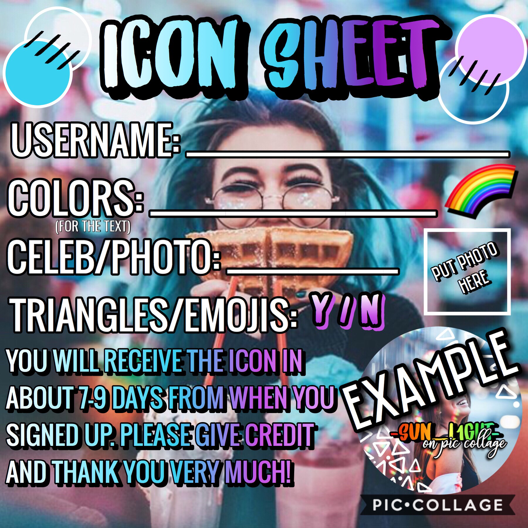 💞Yep! It’s time for Icons!...I’ve new and improved this one!💞 (I’ve made quite a few already but most of them have failed🤭
🎉The first 5 people who sign up get it today!! 🎉 (Wow I sound so much like a business person😂) 23-9-18
QOTD: You can eat either thes