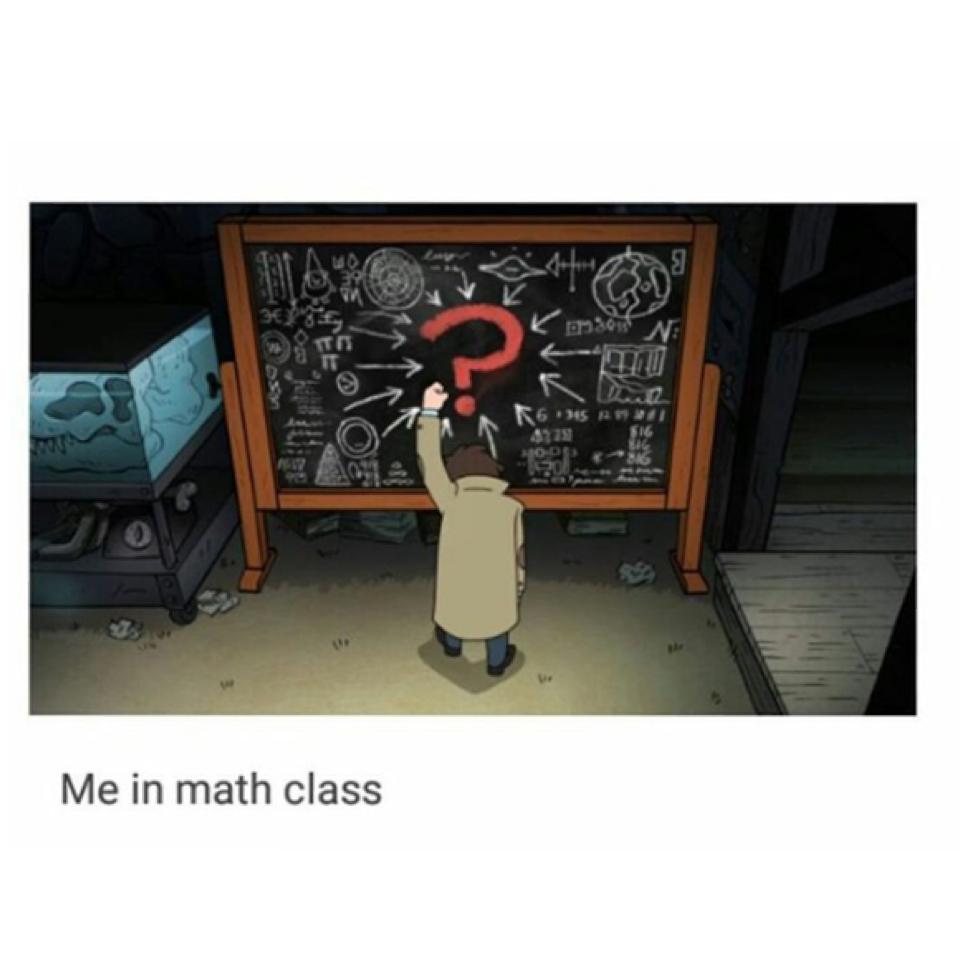 I hate math. :T 