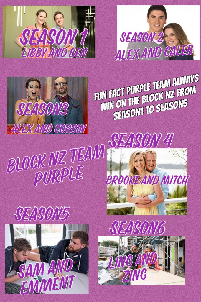 Block NZ Team purple 