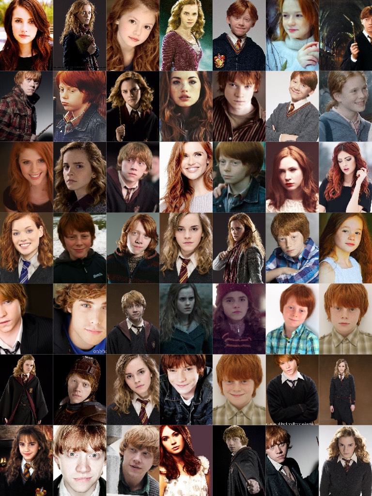 Ron, Hermione, Rose, Hugo