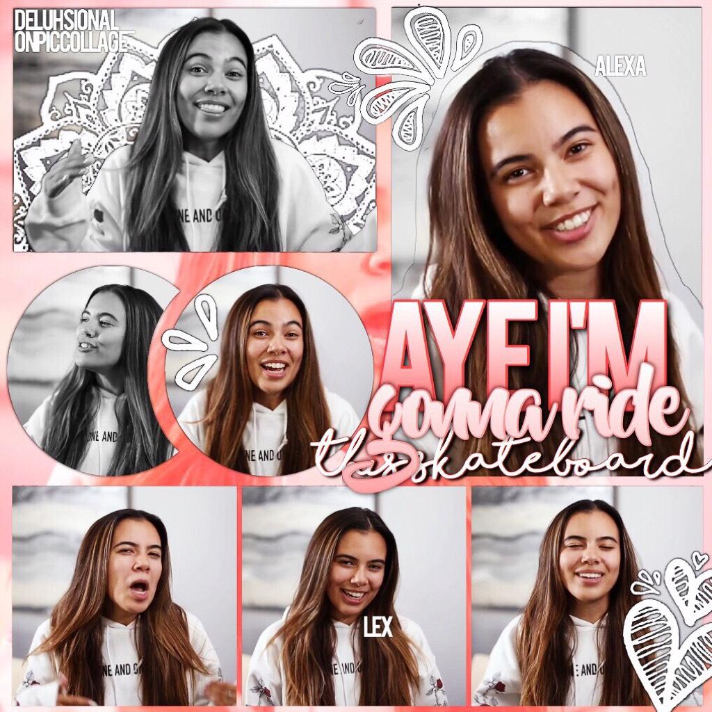 hey😽 I'm alexaaa 🏹 ((tap))
I'm new to pc and I really hope you like this collage !! 💌
also I will only post addy on this account because I l.o.v.e her 😍
also this song slays 🌹even if it's by jacob sartorius ☕️
