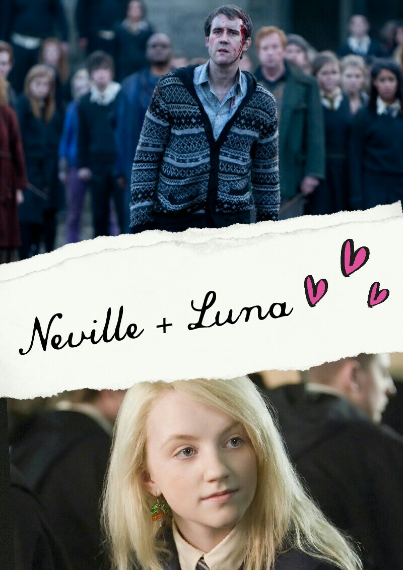 Neville + Luna! I totally ship it, even though they didn't end up together, they should've.