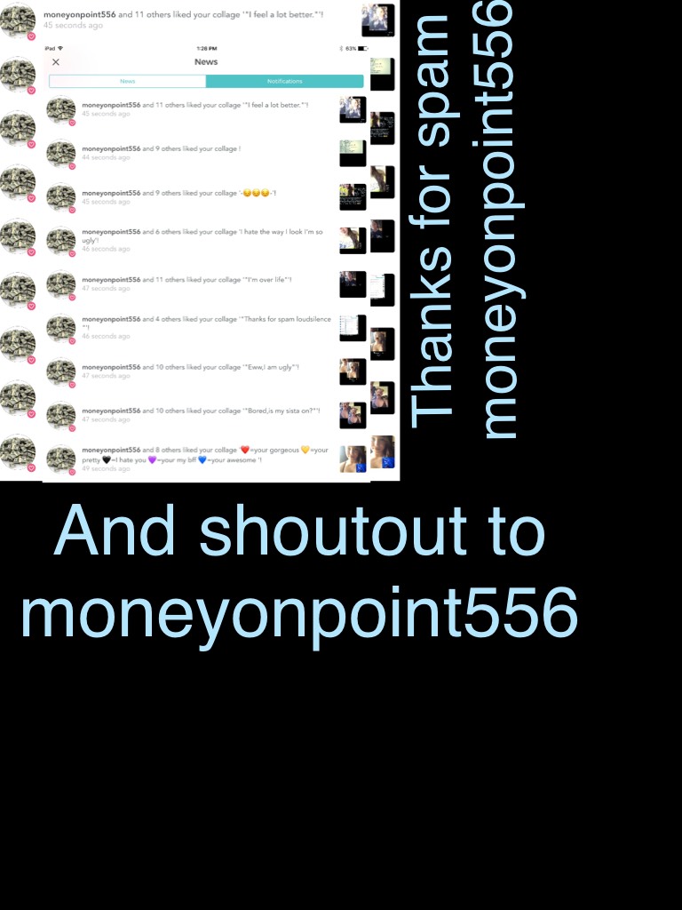 And shoutout to moneyonpoint556
