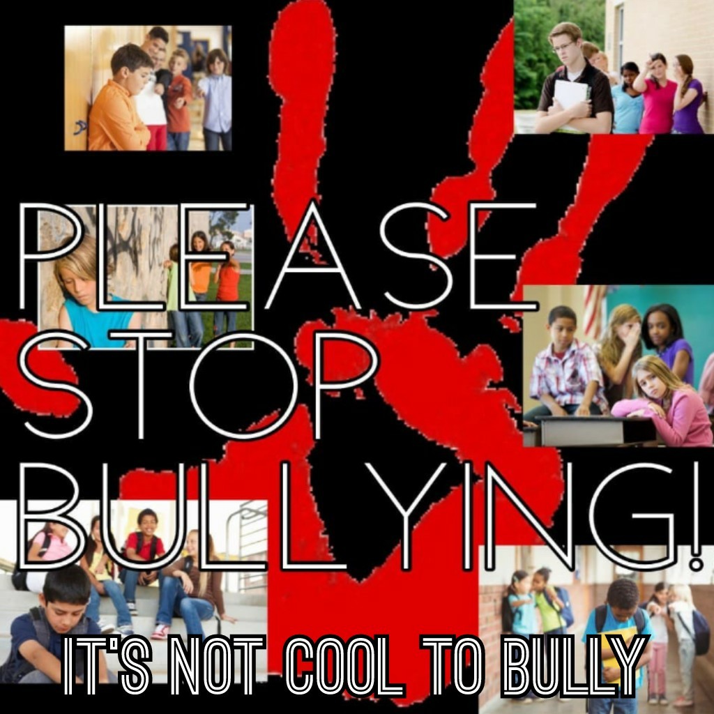 It's not cool to bully