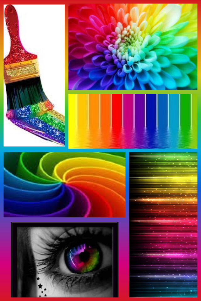 Rainbow colours 