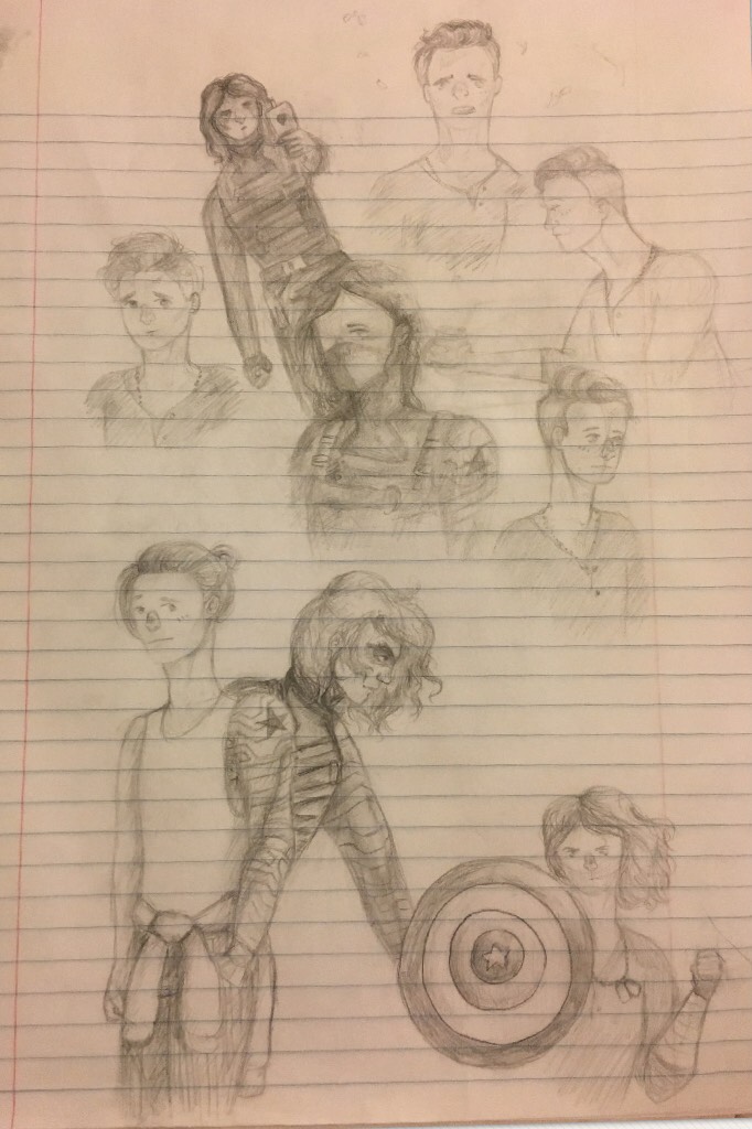 Doodles I did a little over a month ago instead of doing work