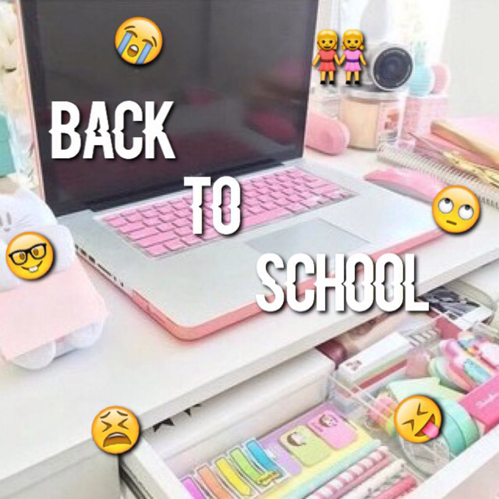Click PLEASE 
I'm going on Monday!💦🙄Noooo I'm seeing those horrible bullies again 😭Though I like school 🤓I don't think I will this year... Also I'm going into secondary school😎