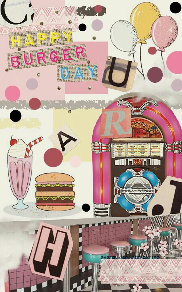 🍔 What do you guys think Rate 1-10?? I'm not sure about it! 🍔 

Shout Out To AnimaLover15! 💕 

Tags: almost Pconly collage stickers love grease stickers heart happy burger day #burgerday #HappyBurgerDay cheeseburger jukebox draw on collage Pastel-and-Perf