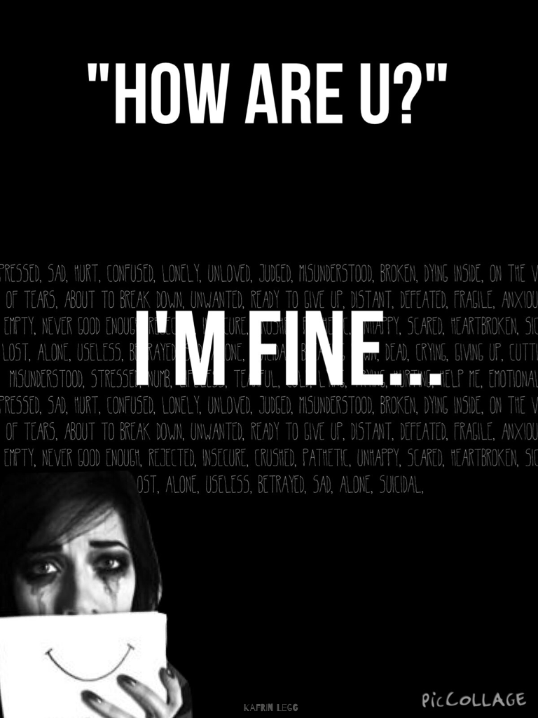 I'm fine...❤️🔫