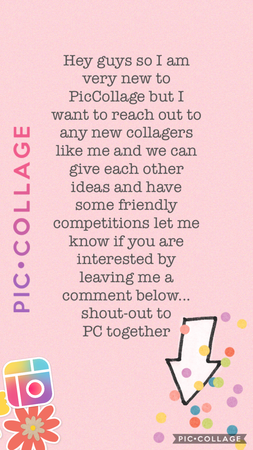 I would love to make a friendly community alongside @ pctogether