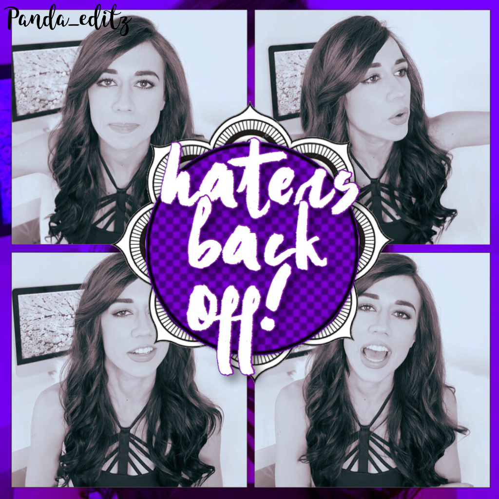 Edit of Colleen 💜
(Came from insta not stealing)