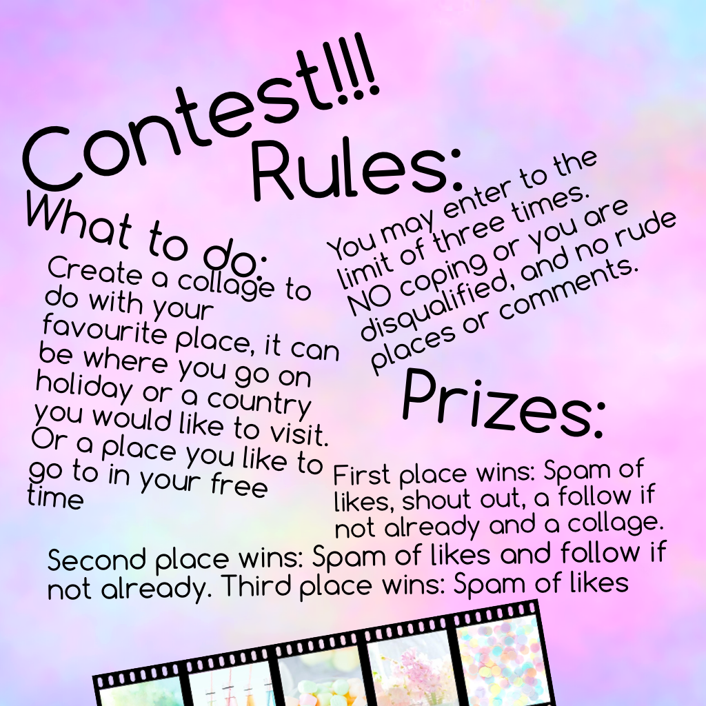 First contest!!
