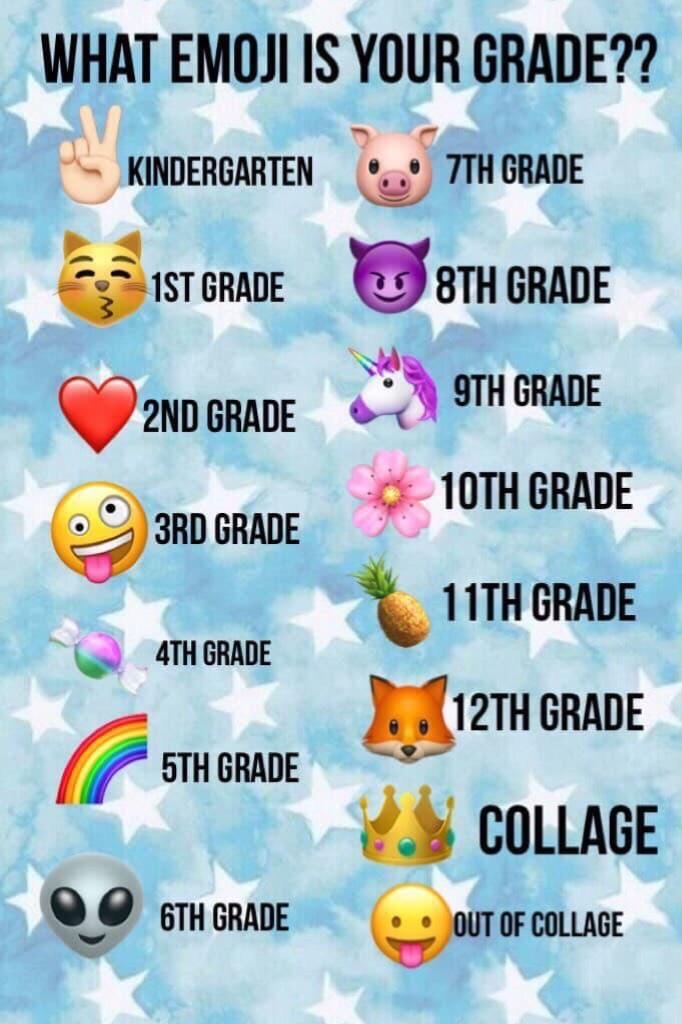 Hey! What’s your grade? I’m 😈
