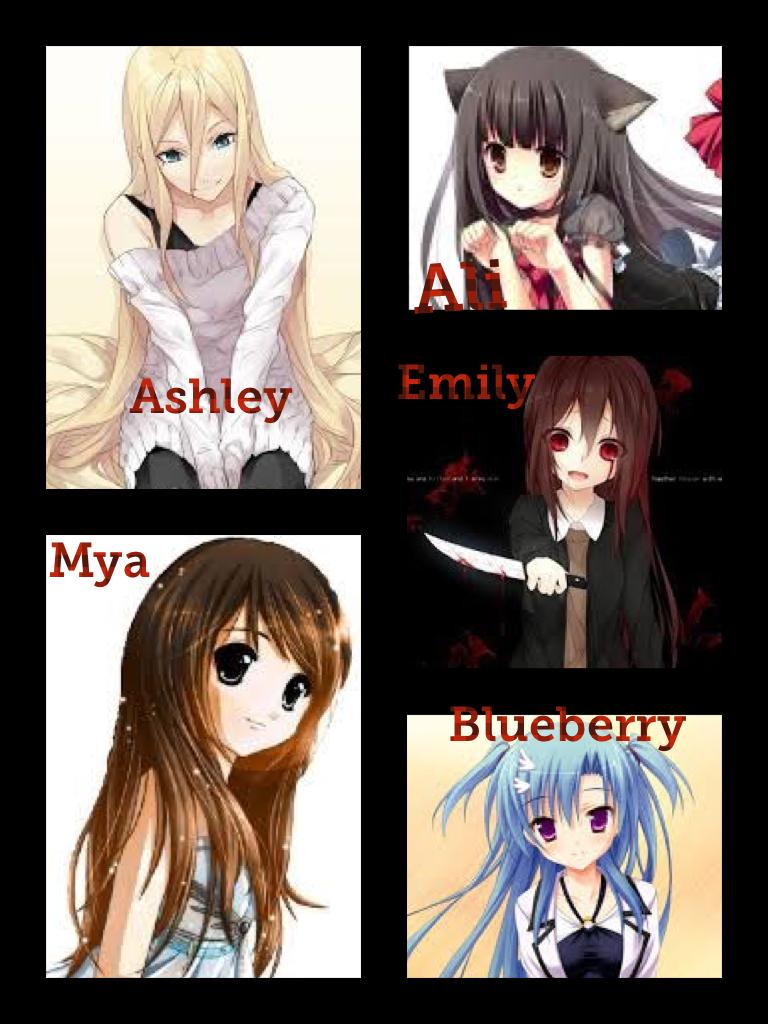 The anime versions of my besties