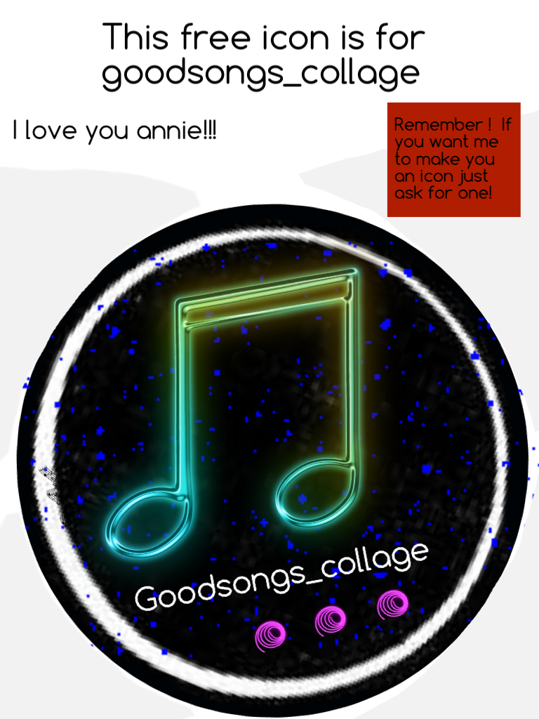 Free icon for goodsongs_collage! 