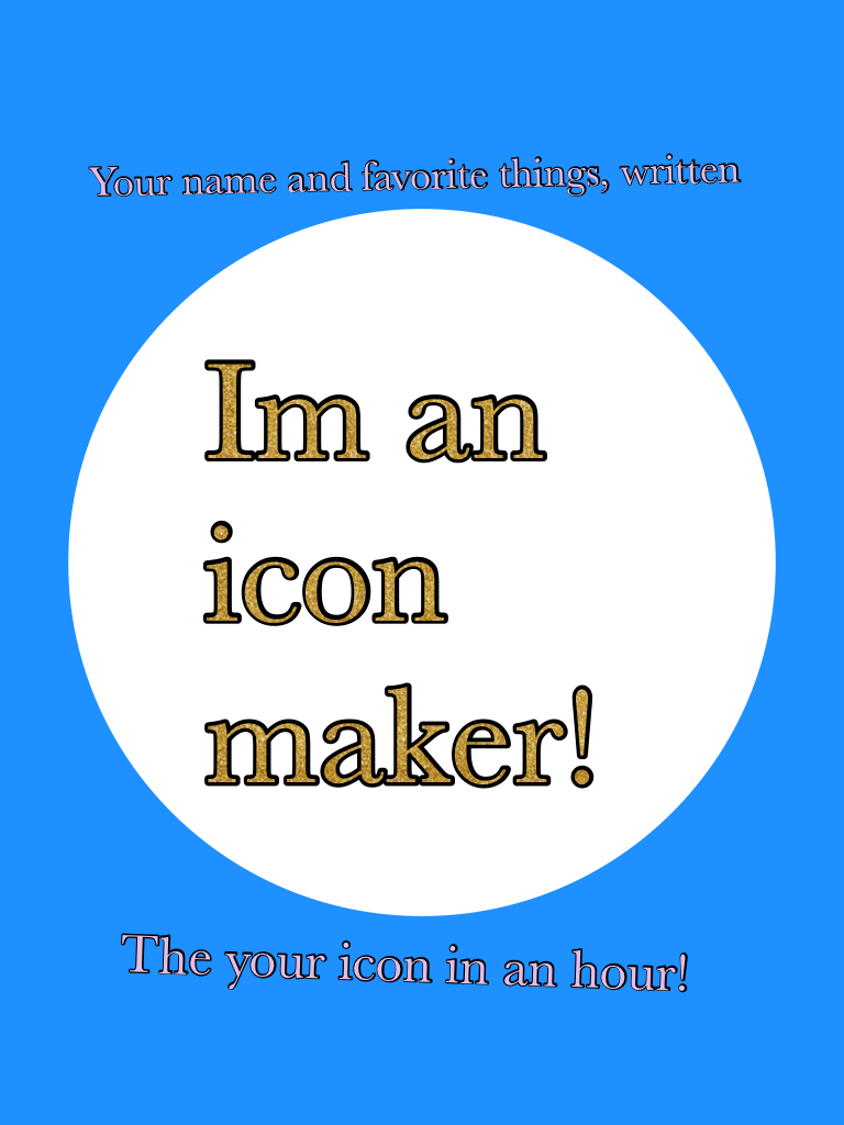 Im an icon maker!