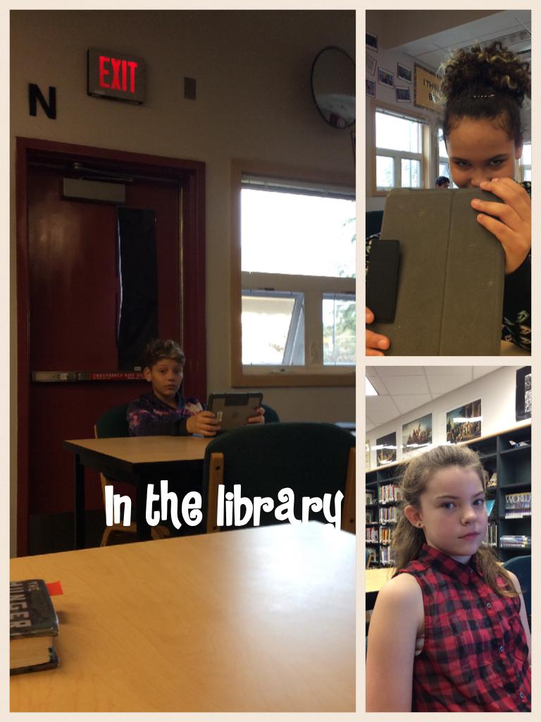In the library