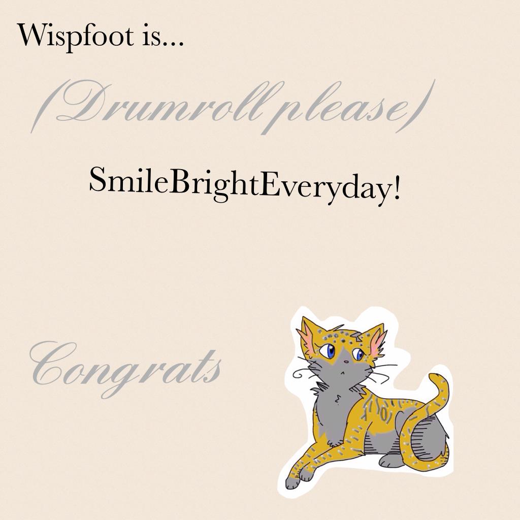 Wispfoot is SmileBrightEveryday