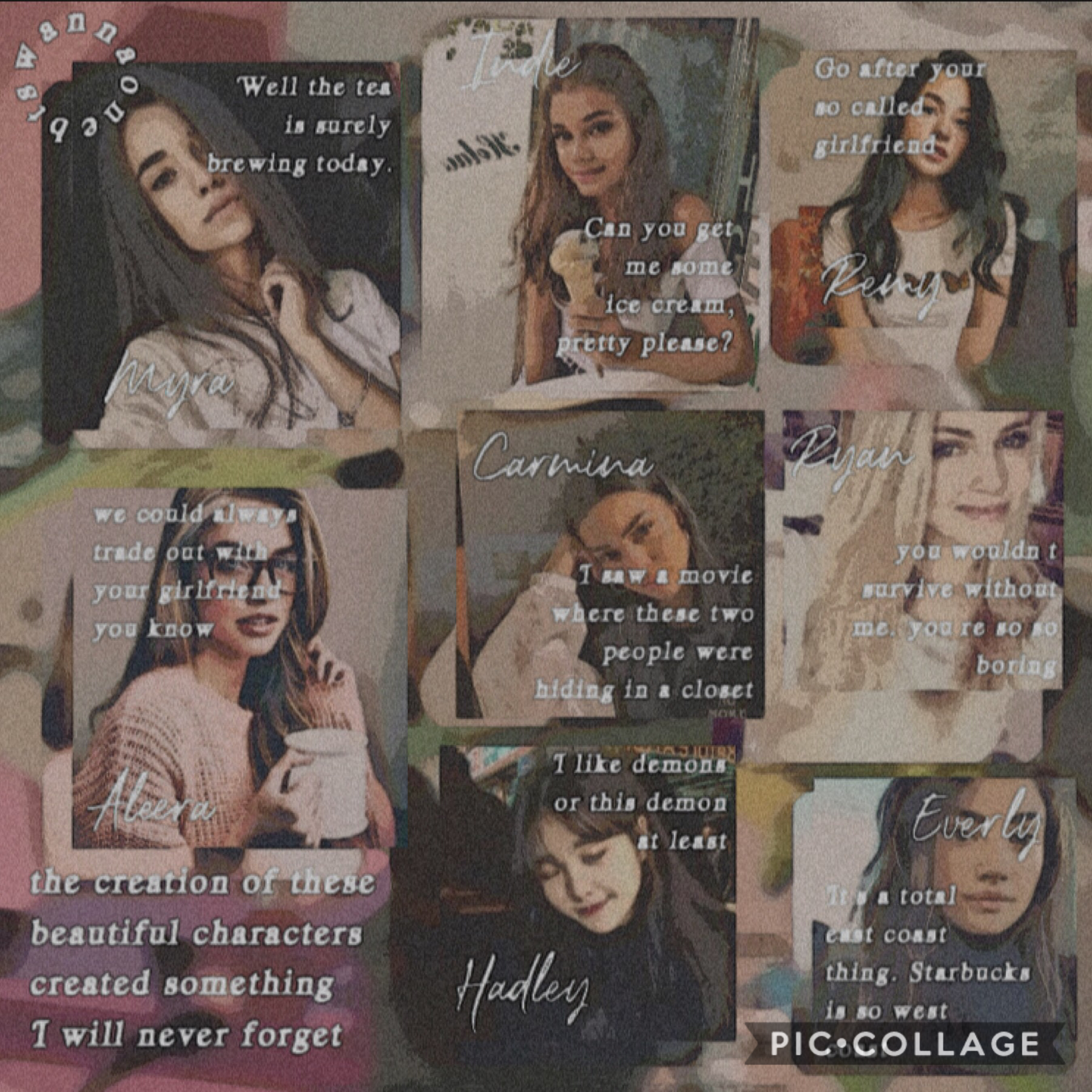 🌷TAP🌷
these characters are more than just RP OC’s to me.
y’all are more than just online friends- you guys are very important and i love you all so much you don’t even know