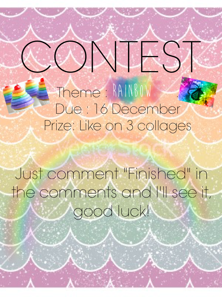 Contest on rainbows