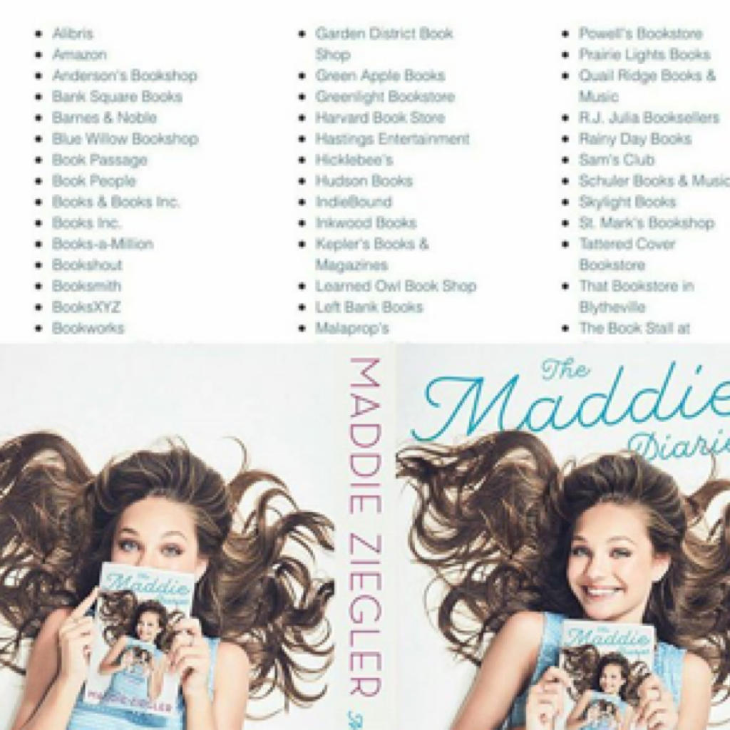 Here's a sneak peek of the front and back covers, along with some additional retailers where you will be able to purchase / pre-order a copy of "The Maddie Diaries" I'm so excited for you all to read it! 