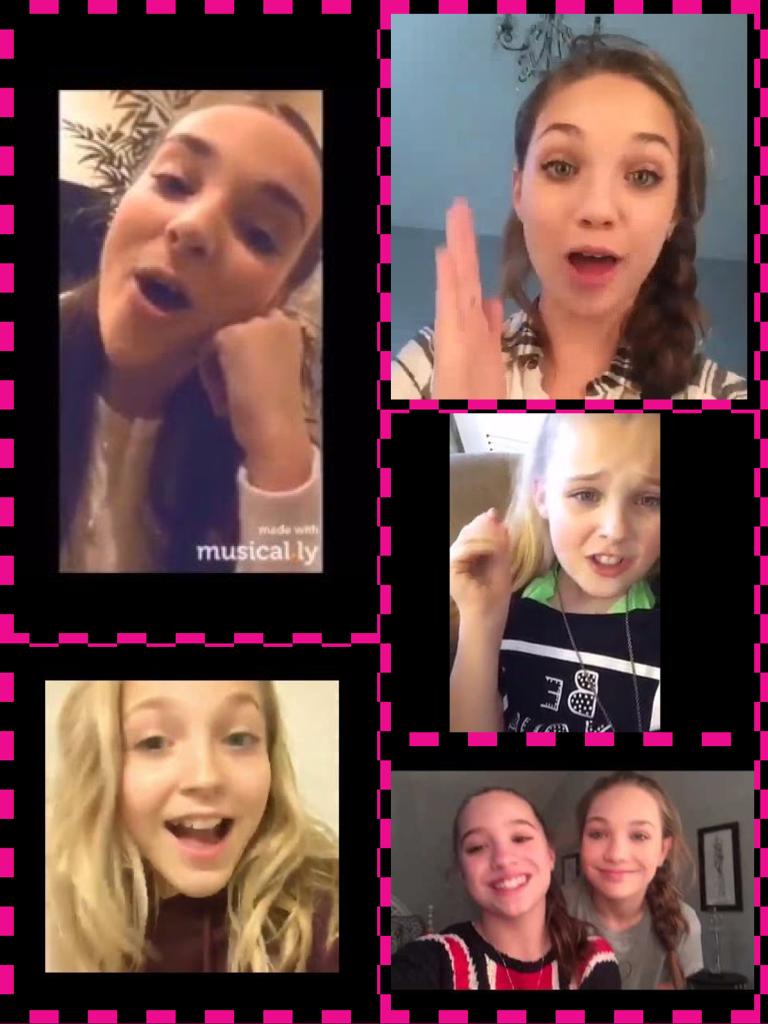 The girls on Musical.ly