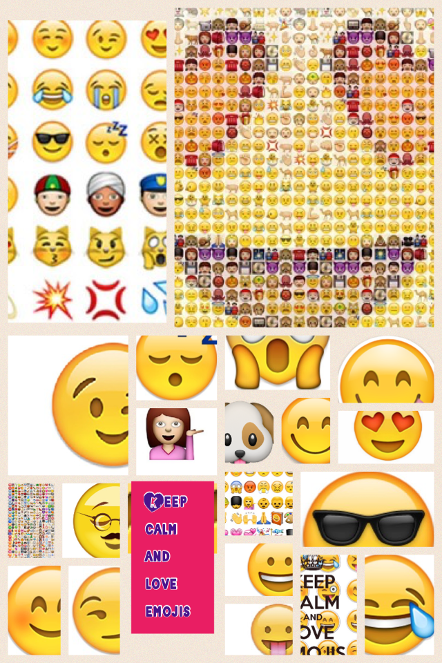 Keep calm and love emojis 