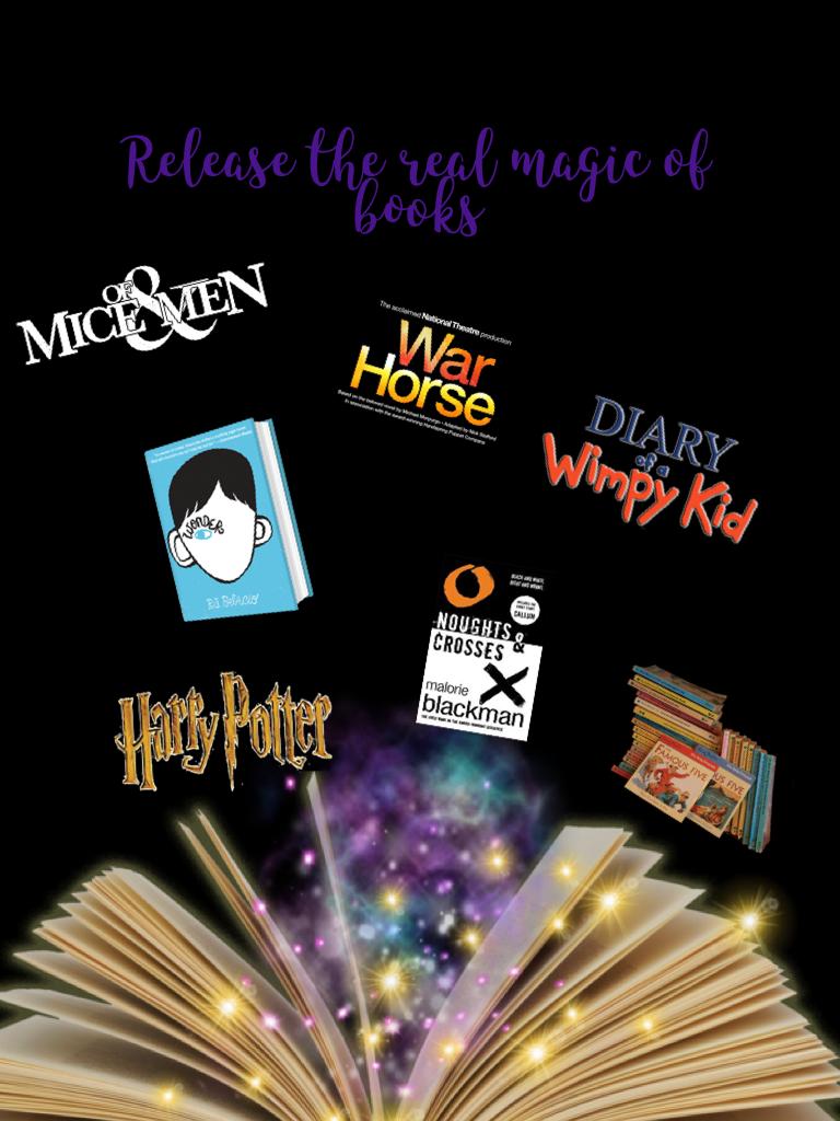 Release the real magic of books…