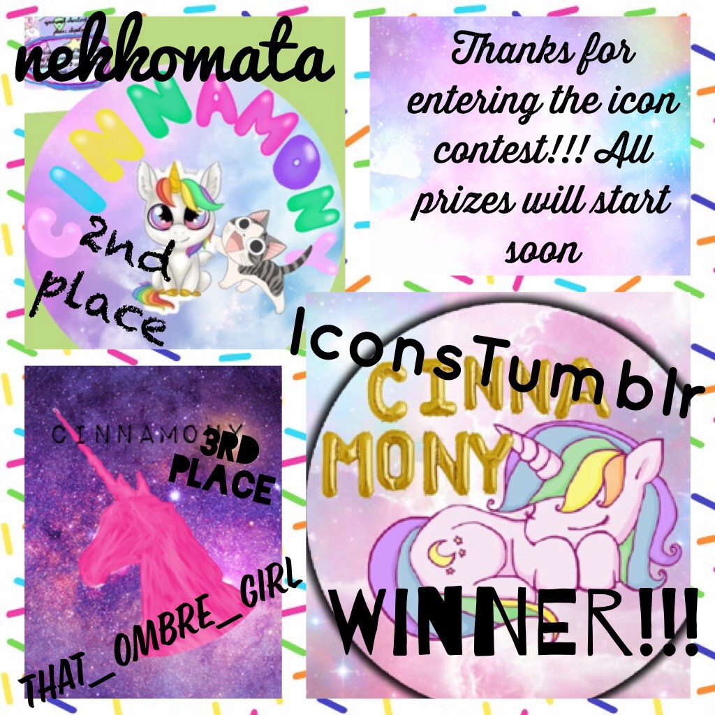 Icon contest results!!!! Thanks all who entered 