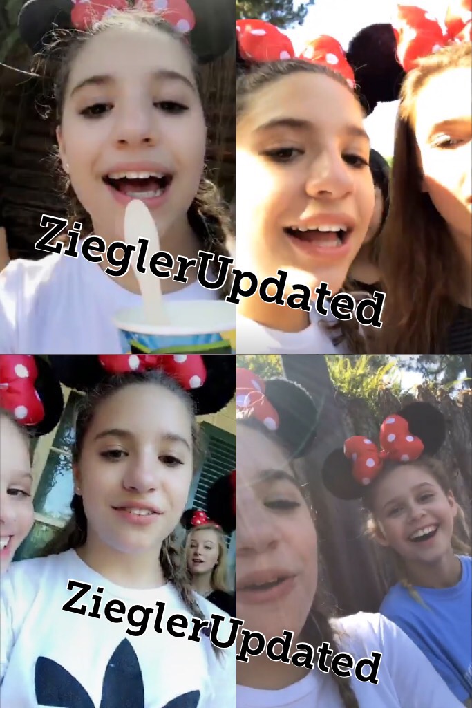 Kenzie at Disney with her friends