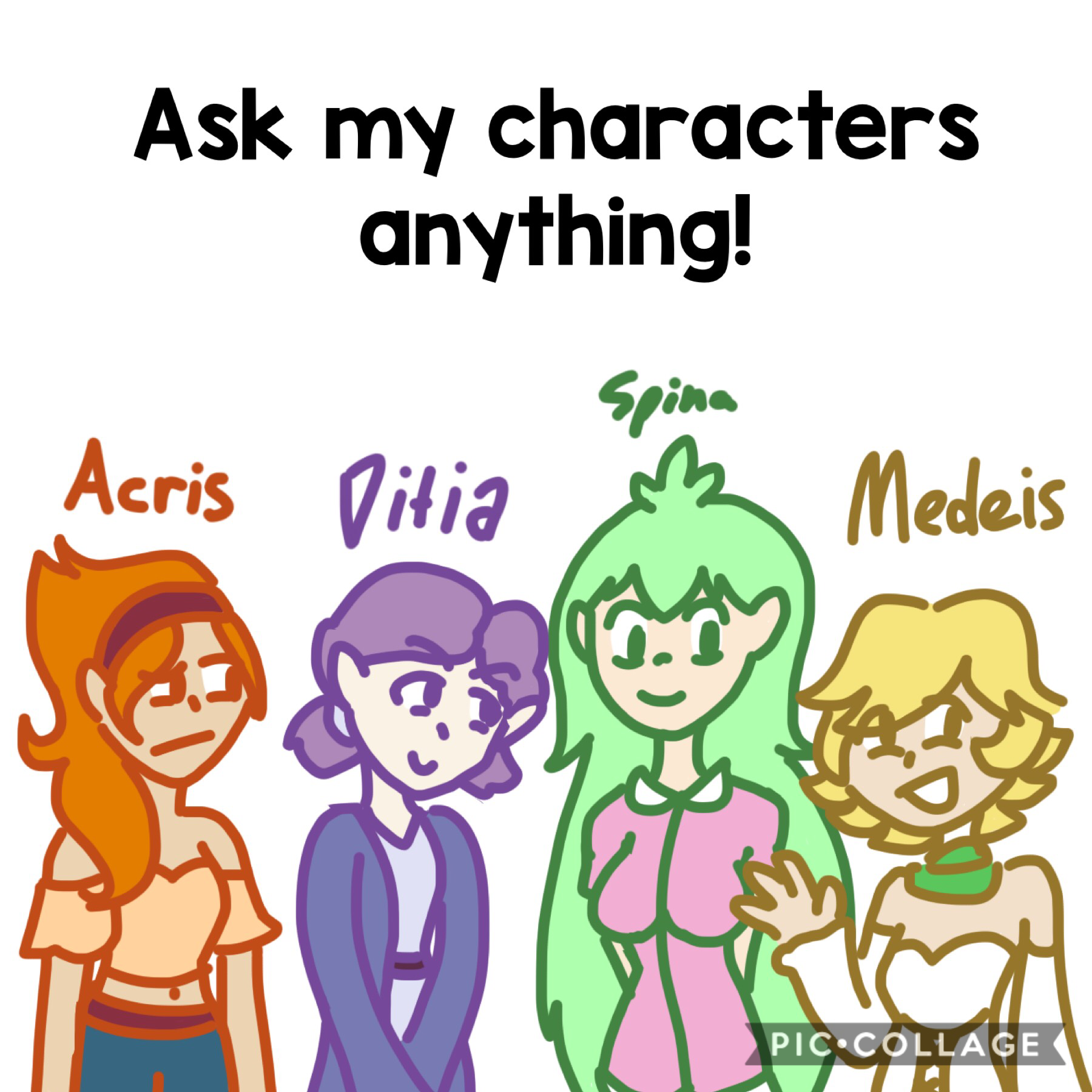 Ask them stuff, and i’ll quick doodle answers!