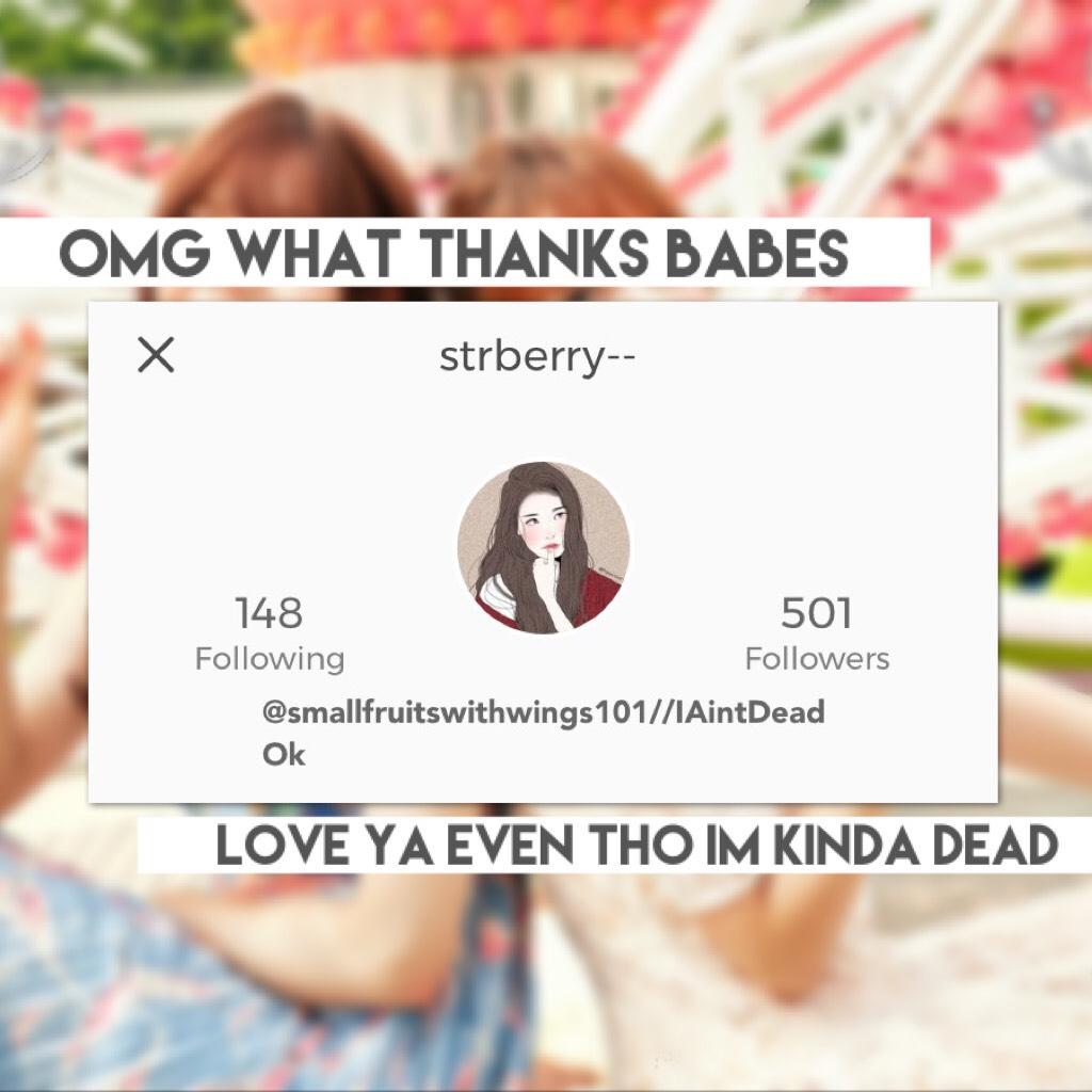OMG WHAT THANKS BABES

03.01.18