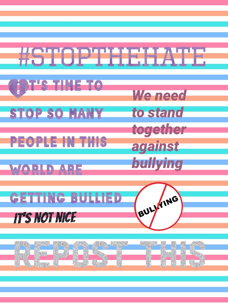 #Stopthehate please repost this 