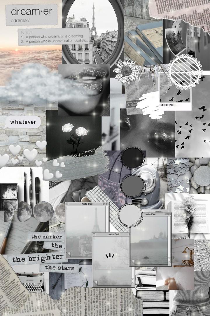 Grey aesthetic ~ collage