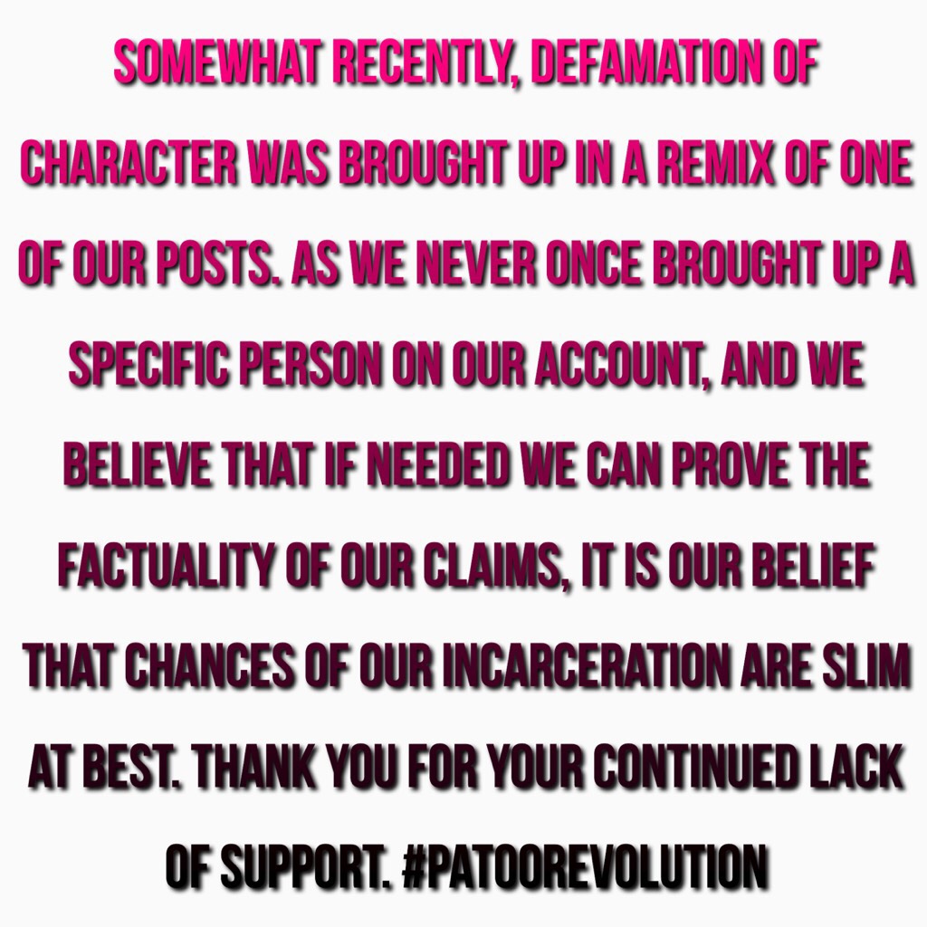#patoorevolution