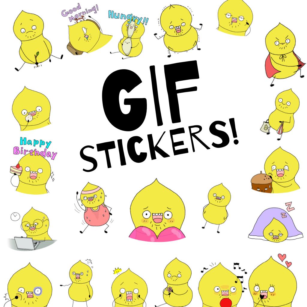 GIF stickers!
