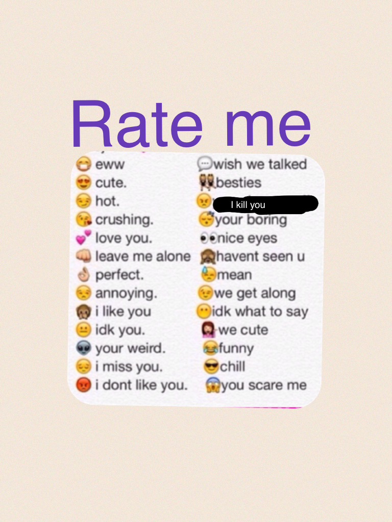 Rate me
