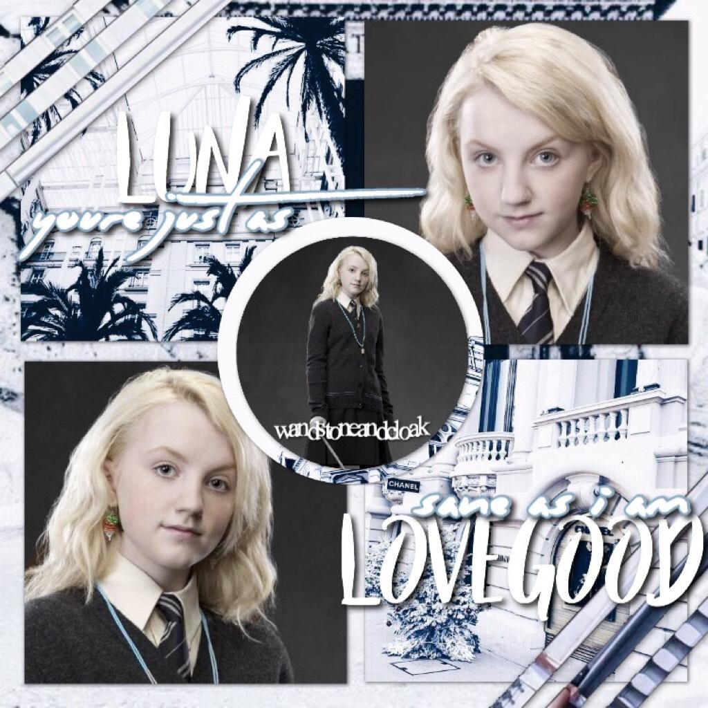 💎click!:💎 
omg i love luna w/ all my heart! shes so amazing and is my true role model #ravenclawpride 🦅 who else is obsessed w harry potter 🙋🏻‍♀️
q//favorite hp girl?
a//luna! 🌙