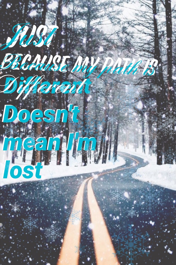 \\• just Because my path is different...•//