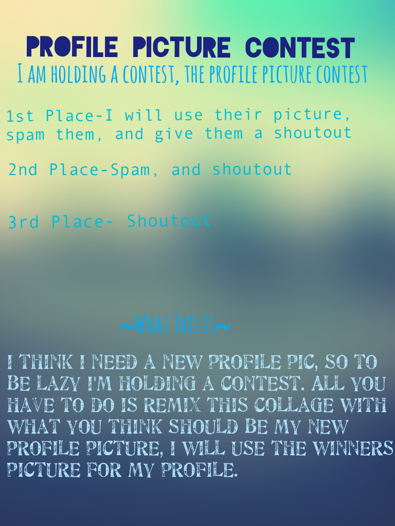 First Contest I've Ever Hosted!!! Please Join ~Drawer Out~ #DrawingForLife