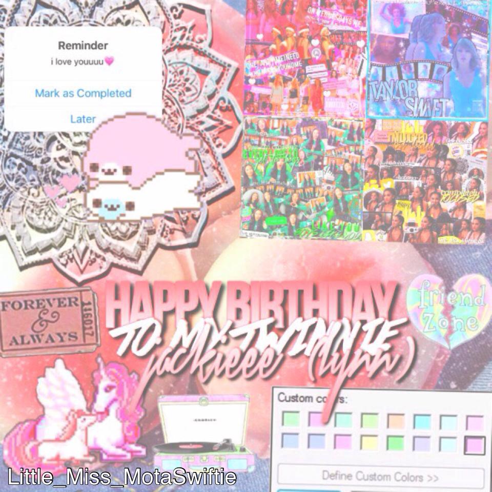 click here!🌸💫
WOOP WOOP!🙌💓 (I had camp on Wednesday btw) yayy happy happy birthday to one of my amazing besties and 1/20 of my squad😂😚☁️ but you're one in a billion💜 ty for putting up with me for almost 2 years and being there for me ily!💚 xx - Lara😛💕