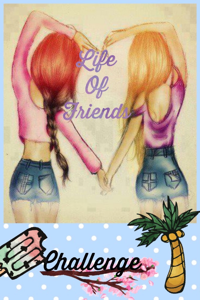 It's a challenge of besties 
Are you and your friend the best 
No prize 