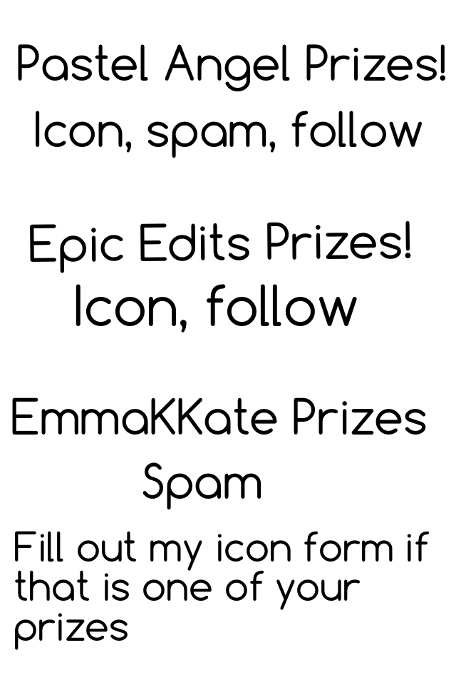 Prizes Announced!