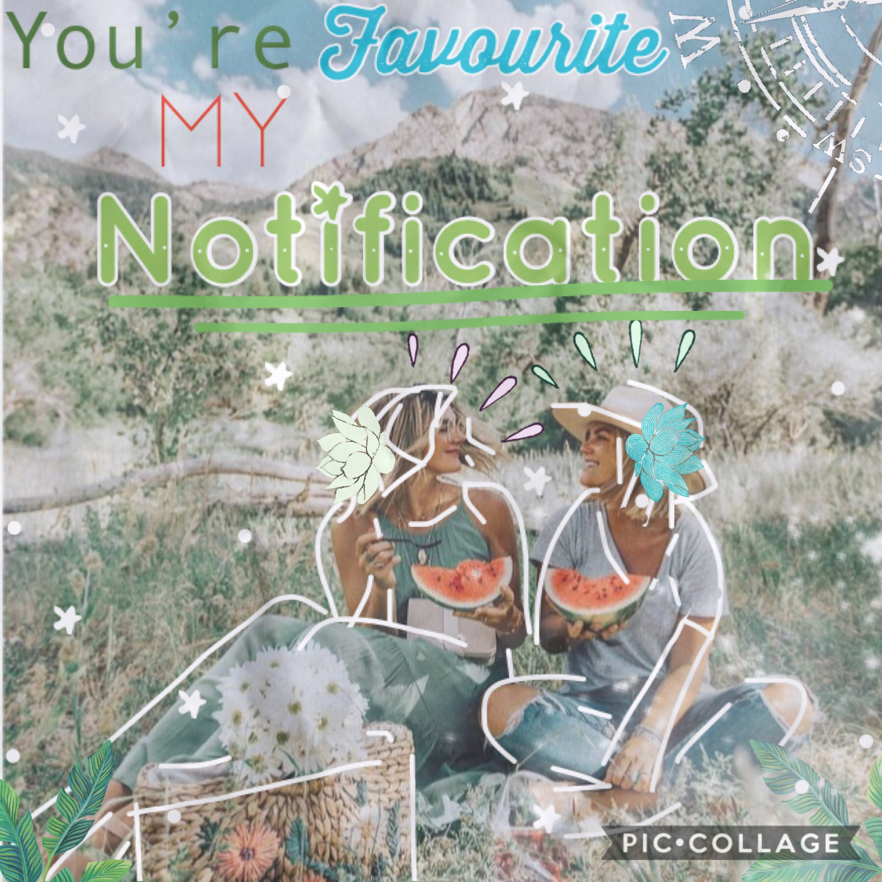 🍀tap🍀

‘You’re my favourite notification’

Hi! Hope you like this, i LOVE the picture that I used in the background. Bye!! ❤️❤️