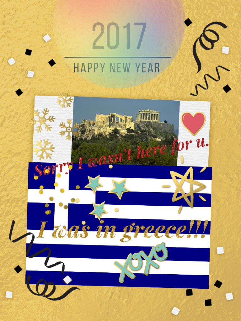 I was in greece!!!